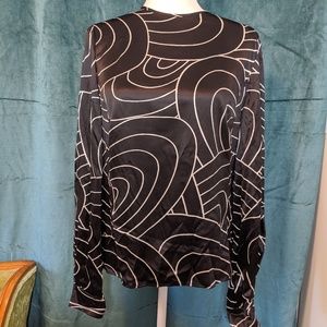 Vintage Feraud Silk Blouse New with Tags Size 8